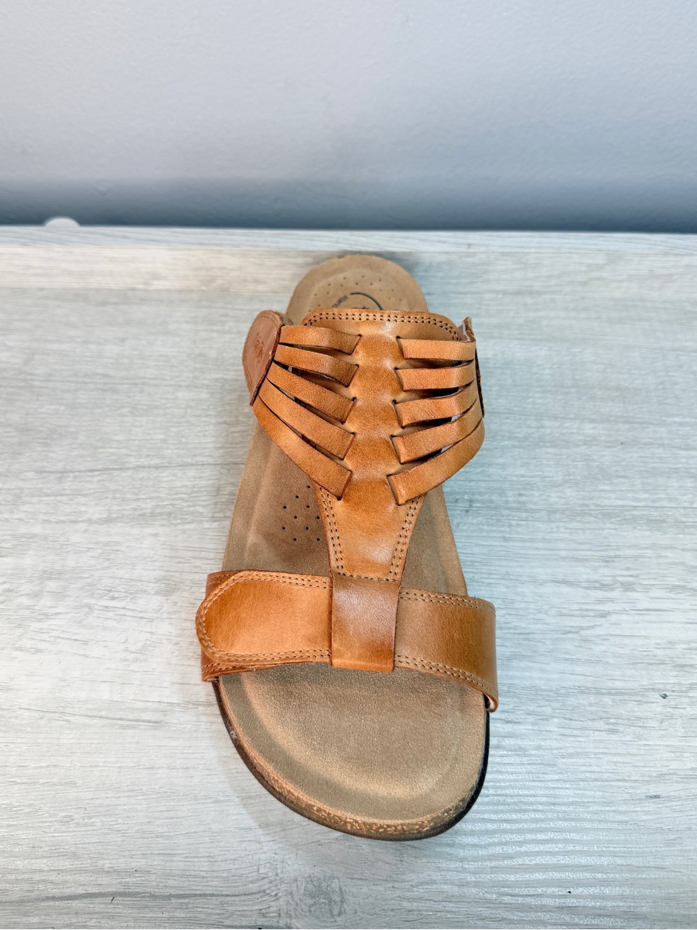 Taos Footwear Brown Leather Comfort Sandals - Picture 6 of 13